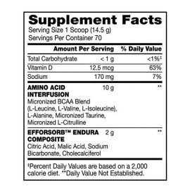 Suplemento en polvo BSN Endurance and Recovery Aminoácidos sabor ponche de frutas x 1kg