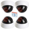 MaximalPower Imitation CCTV Security Dummy Dome Camera with Red LED