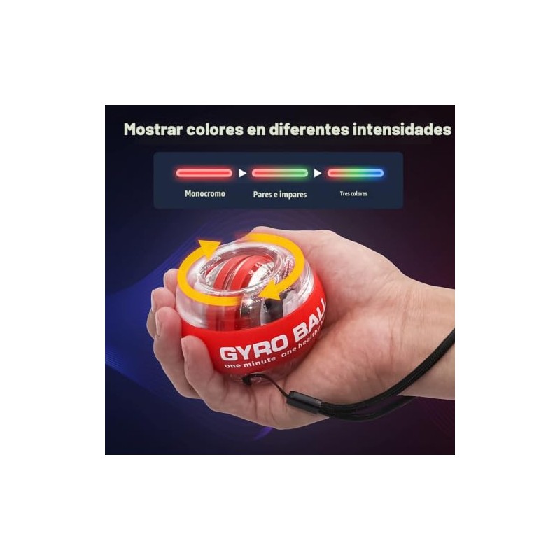 Bola giroscópica para muñeca de arranque automático, fortalecedor de muñeca