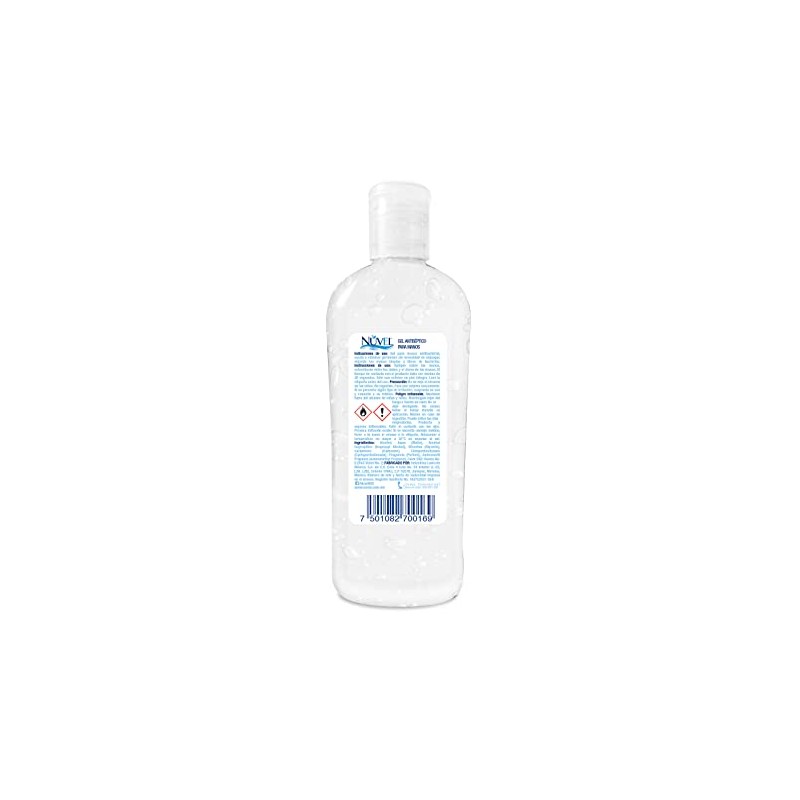 Nuvel Gel Antibacterial para Manos 250 ml | 70% Alcohol