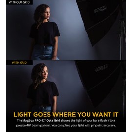 MagMod MagBox PRO 42'' Octa Grid, Black, Softbox Included