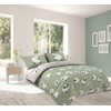 Grey Fluffy Sheep Single Duvet Cover Set Reversible PolyCotton Bedding