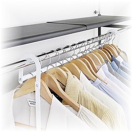 Storage Up Hanger & Swing Hanger, Extendable/Slim, Scandinavian Hanger, 2 Tiers, Closet Storage, Hanging, Swing Hanger, Extendable, Wardrobe, Simple, Compact, Kids, Kids, Convenient, Space-Saving,