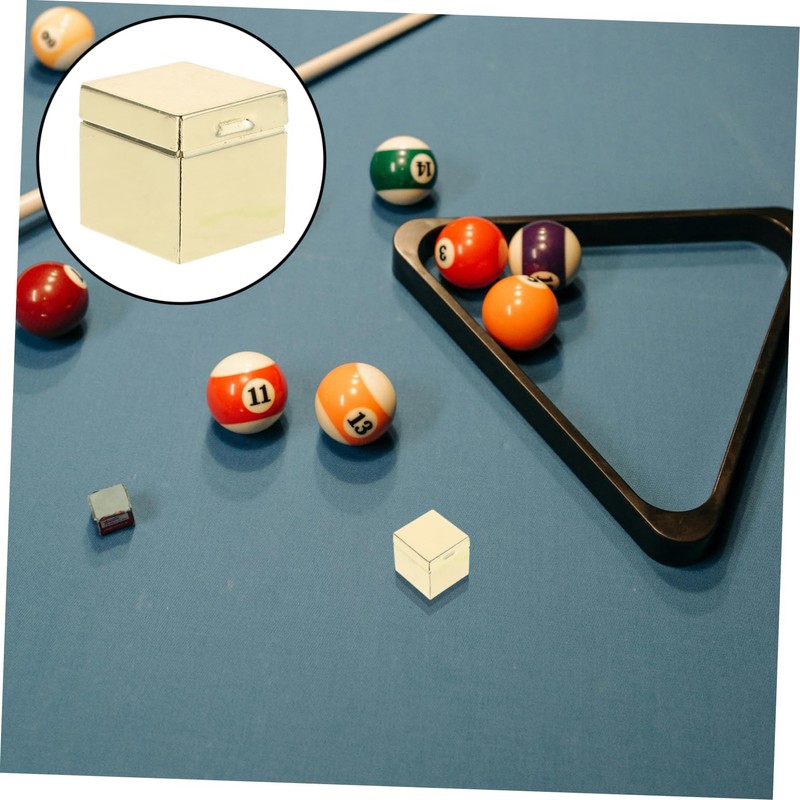BESPORTBLE Chalk Cube Holder: Metal Anti Slip Chalk Holder for