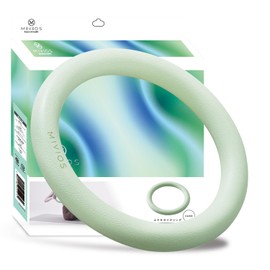 MIVIOS MVS503G Stretch Ring, Exercise Ring, Moderate Elasticity, Can be Used in Baths, Anti-Slip, Pilates, Yoga, Muscle Training, Stretching, Cardio Exercise, Tightening, Bust Up, Mist Green