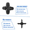 FOGWOWO 150 pieces 1/4 inch drip irrigation kits, garden hose