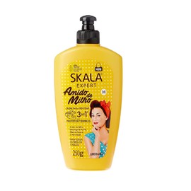 Skala Linha Expert Creme Para Pentear 3 em 1 Amido de Milho 250 Gr (Expert Collection Corn Starch 3 in 1 Combing Cream Net 8.81 Oz)