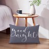 Bedding Decorative Lumbar Pillowcases Sweet Dreams Good Night Cushion Covers