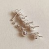 925 silver ball earrings 1.5mm 2mm 2.5mm 3mm 4mm silver