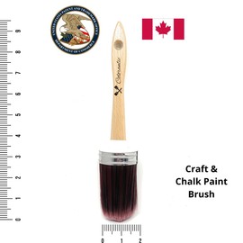 Colorantic | Oval Chalk Paint Brush for Milk Paint | Round Paint Brushes Furniture Painting | Best Soft DIY Chalky Blending Brush DIY - 2 Inch (no10)