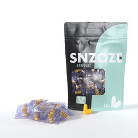 SNZOZE - Foam Ear Plugs 50 Pairs Yellow
