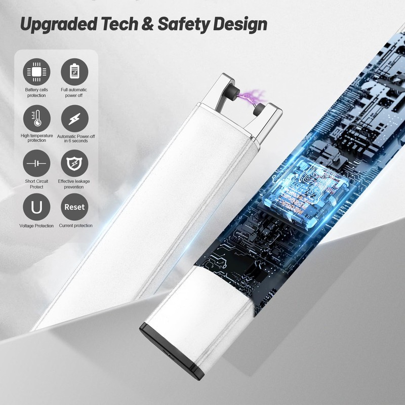 VEHHE Plasma Lighter, USB Type C Electric Lighters Rechargeable with