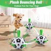 Interactive Dog Toys, Dog Soccer Ball with Straps, Active Rolling