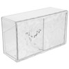 TOVINANNA Wall-mounted Cotton Pad Organizer Multifunctional Storage Box for Cotton