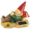 Sleeping Garden Gnome Solar Powered Accent Light