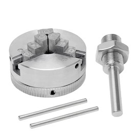 RANJOVER Mini Lathe Chuck Set, Z011 Extension Three Jaw Chuck and Connecting Rod Set, Electric Drill Chuck