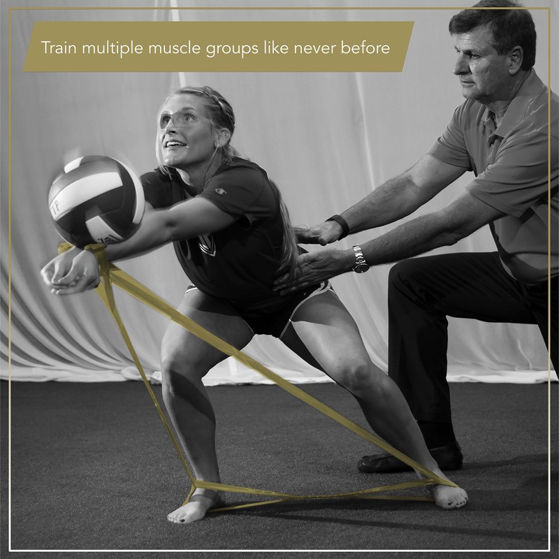 THERABAND Gymnastikband CLX Widerstand Band mit Schlaufen, Gold - Max,