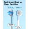 SEAGO Kids Electric Toothbrushes for Ages 5-8 with 2 Sizes