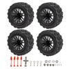 Pilipane 12 mm Hex, 4 Pieces RC Tyres, Off-Road Short