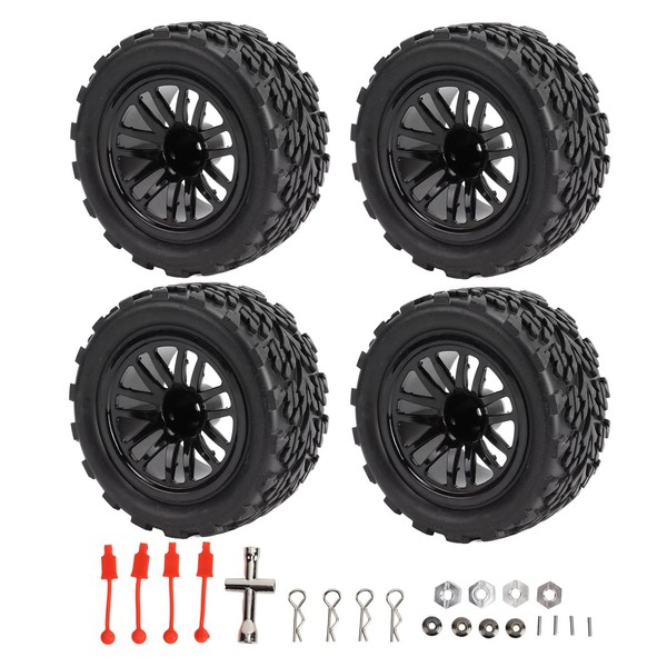 Pilipane 12 mm Hex, 4 Pieces RC Tyres, Off-Road Short