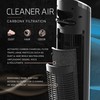 LASKO Ascend Tower Fan with Remote, 36" Floor Fans for