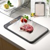 SsnDdm Double-Sided Cutting Board for Kitchen - 304 Stainless Steel