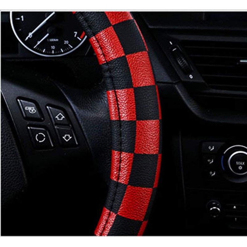 Mayco Bell Unisex's Grid Style Microfiber Leather Auto Car Steering