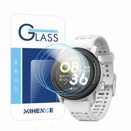 MIHENCE Screen Protector Compatible for COROS PACE 3 / APEX 2 Watch, 9H Anti-Scratch Tempered Glass Protective Film [3PCS]