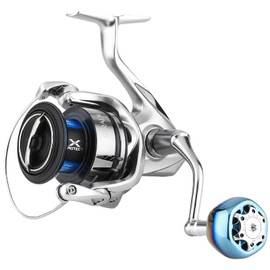 Gomexus T38 Reel Handle Knob, Titanium Daiwa Type S, Shimano Type A, Twin Power, Legalis Vanquish Handle, Replacement 1.5 inches (38 mm) Knob, Compatible with Spinning Reel and Bait Reel, Blue