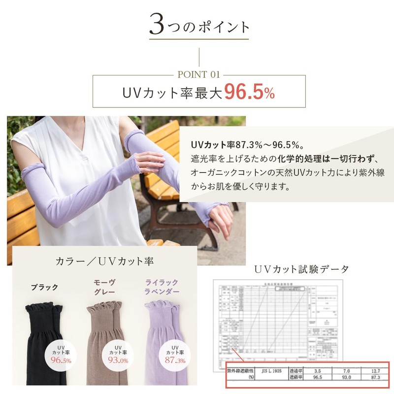 Missy List Women's Arm Cover, UV Protection, Cooling Sensation, Sun