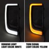 HDBUBALUS Engine Guard Lowers Grills Leg Fairing LED Turn Signal