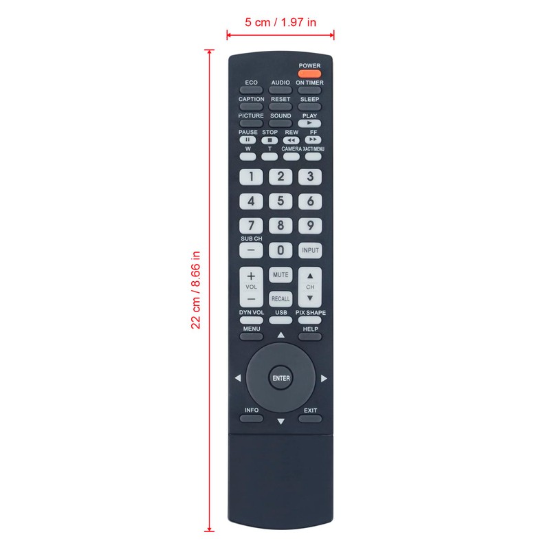 New Replace Remote Control GXEA fit for Sanyo TV DP50740
