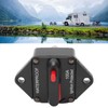 DC 32V Circuit Breaker with Switch Manual Reset Waterproof for