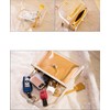 Mies' PVC Skeleton Shoulder Bag, Handbag, Transparent, Clear, Mini Bag,