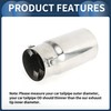 INFINAUTO Exhaust Tip Rear 1.5" - 3.1" Inlet 3.5" Outlet