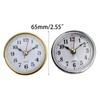 caralin Clock Insert Round Clocks Movement 2-1/2 65mm Diameter Clock