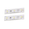 2Pcs Refrigerator LED Light Strip Bar Replacement Freezer Refrigerator Light