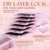 Spider Lash Clusters Layer Lock 10-16mm False Eyelashes Wispy Natural