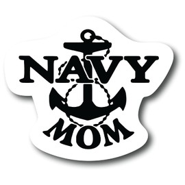 Navy Mom 4.5 in Refrigerator Dishwasher Whiteboard Magnet, Military Magnet, Navy Magnet US Made|PMNI295|