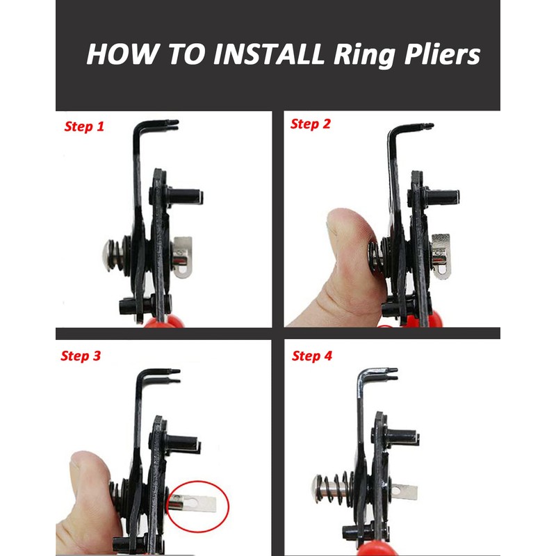 Snap Ring Pliers, Hosrnovo 4 In 1 C Clips Removal