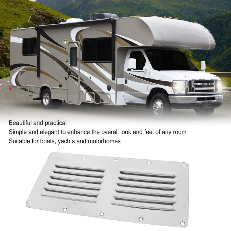 Boat Louvered Vent Rustproof 304 Stainless Steel Marine Ventilation Grille