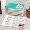 RETTACY Notepad A5 Squared Spiral Notebook 100gsm with 300 Pages/150
