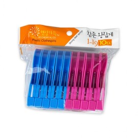Chamjon Sunshine Giant Clothespin 1-19 10P-D 3ea