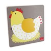 Jumbo Goula 3 Levels Chicken Wooden Puzzle