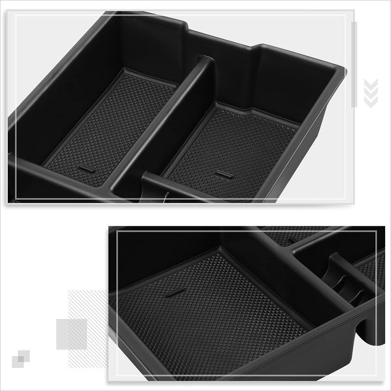 PM PERFORMOTOR Removable Center Console Insert Organizer Tray,Armrest Secondary Storage