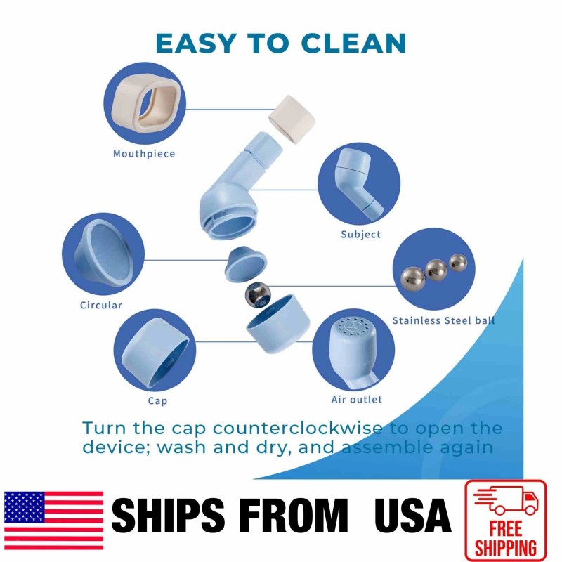 MINALYA Breathing Lung exercise Expander -Mucus Removal Device - Kids