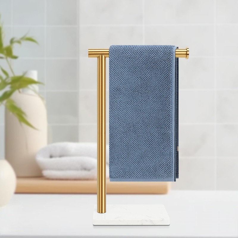 BathAce Hand Towel Holder, Hand Towel Stand for Bathroom with