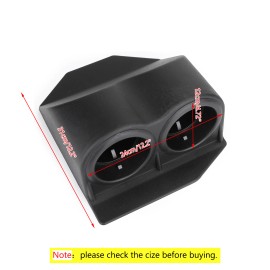 Car Cup Holders Water Bottle Dual Cup Holders For Corvette C5 C6 1997-2013Model Number: C111-030-Black, Color: Black, Specification: C111-030-Black
