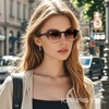 KANASTAL Sunglasses for Women Polarized Retro Round Men's Sunglasses Lightweight