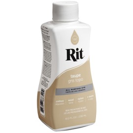 Rit All-Purpose Liquid Dye, Taupe, 8 Fl Oz (Pack of 1)